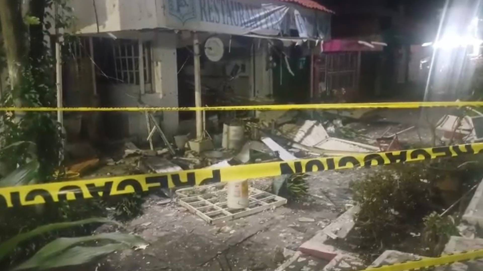 Explosión Tanque de Gas Restaurante Bar Cardel Veracruz Lesionados