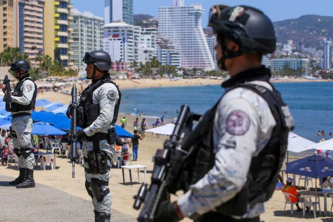 Operativo de seguridad en el puerto de Acapulco, Guerrero