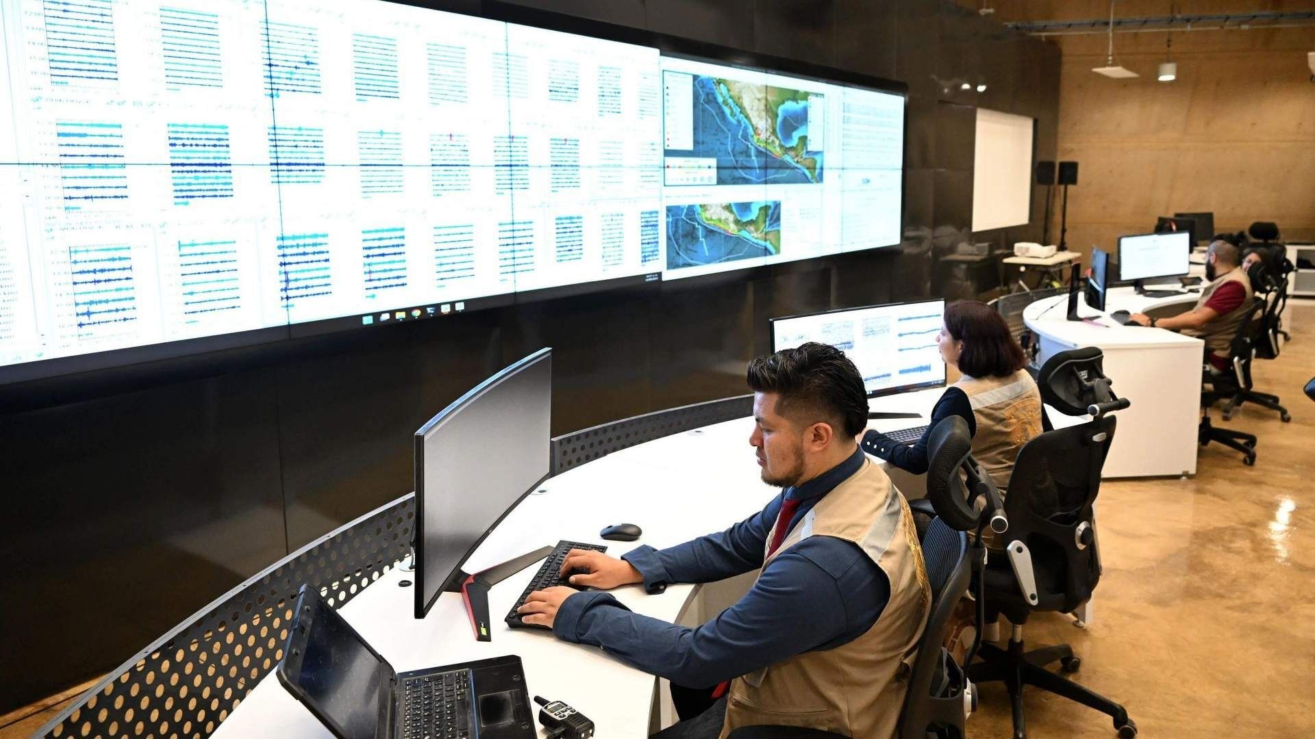 Centro Alterno de Monitoreo (CAM) del Servicio Sismológico Nacional (SSN), ubicado en Hidalgo