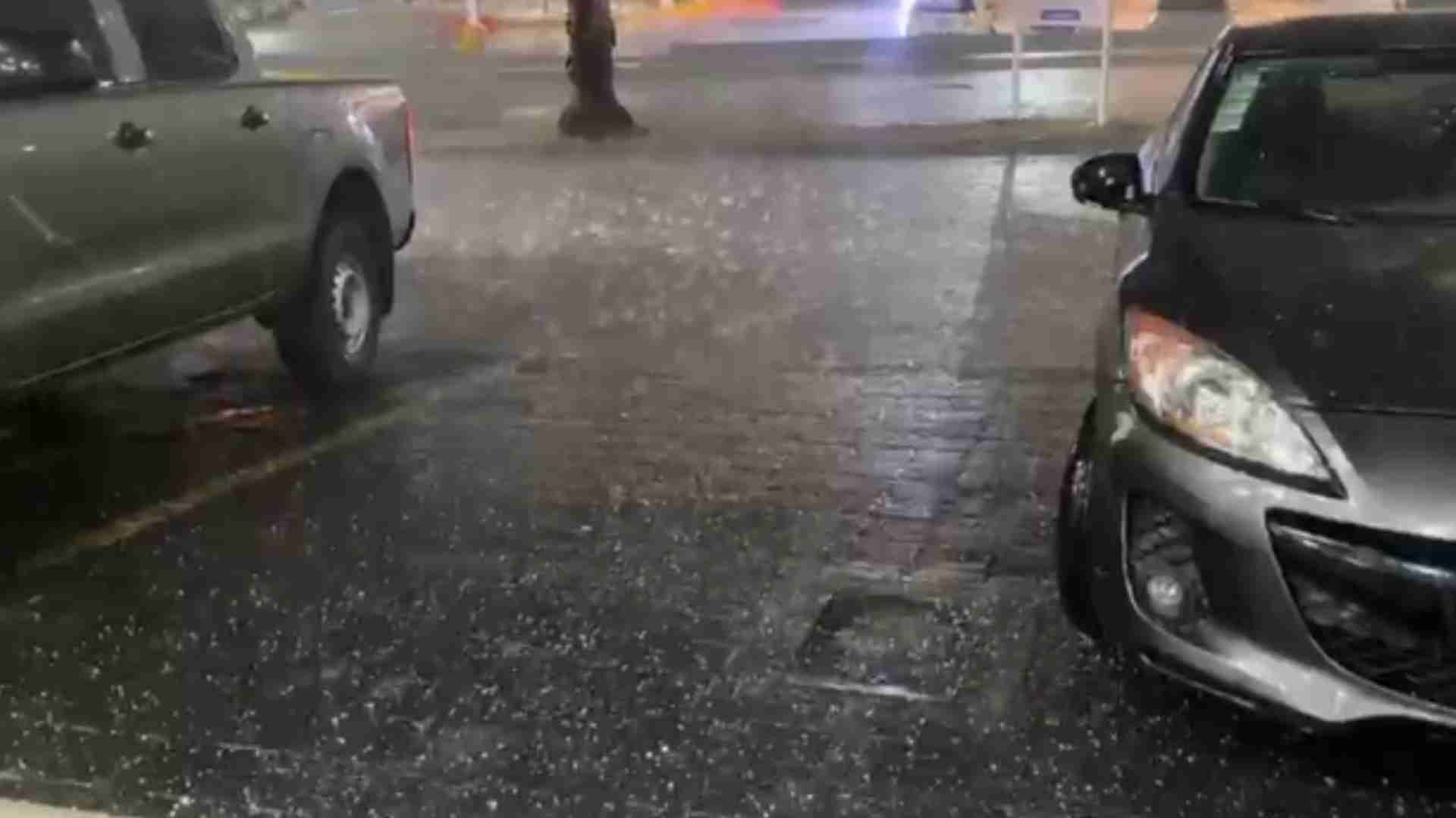 Caída de Granizo en Zonas de Querétaro