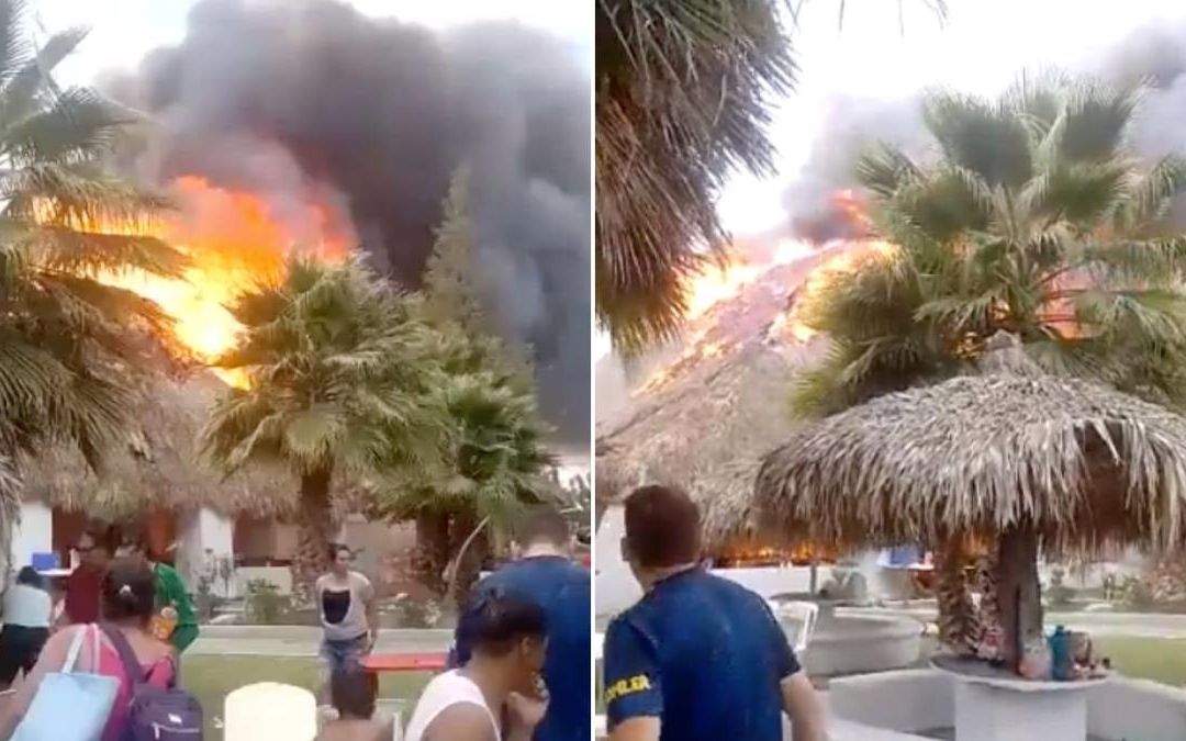 Incendio en balneario de Lagos de Moreno, Jalisco
