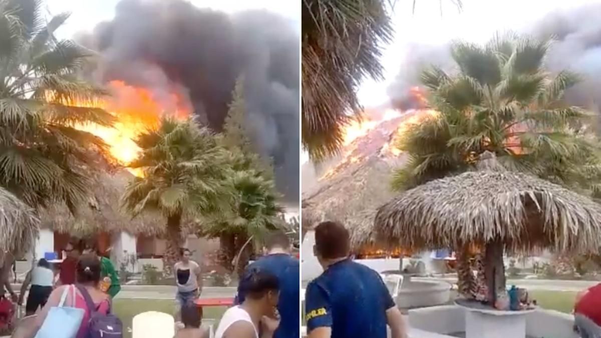 Incendio en balneario de Lagos de Moreno, Jalisco