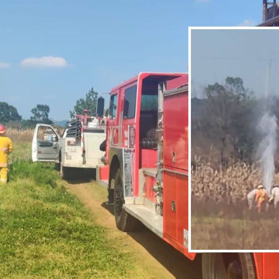 Alerta por Fuga Combustible Ruptura de Ducto de Pemex en Beristain Ahuazotepec Sierra Norte de Puebla