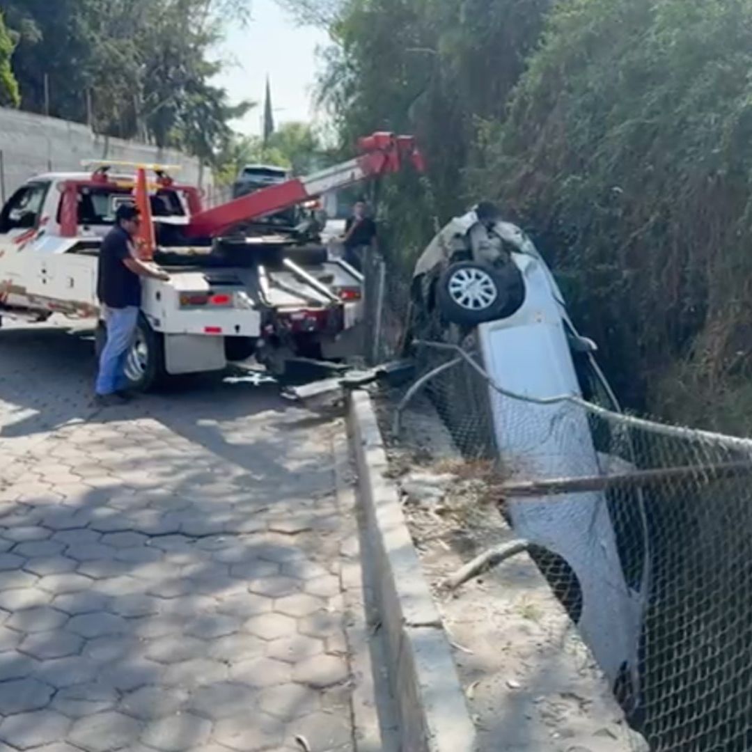 Detenido Luis N Accidente Mujer Atropellada Choque y Caída en Zanja en Chautenco Cuautlancingo Puebla