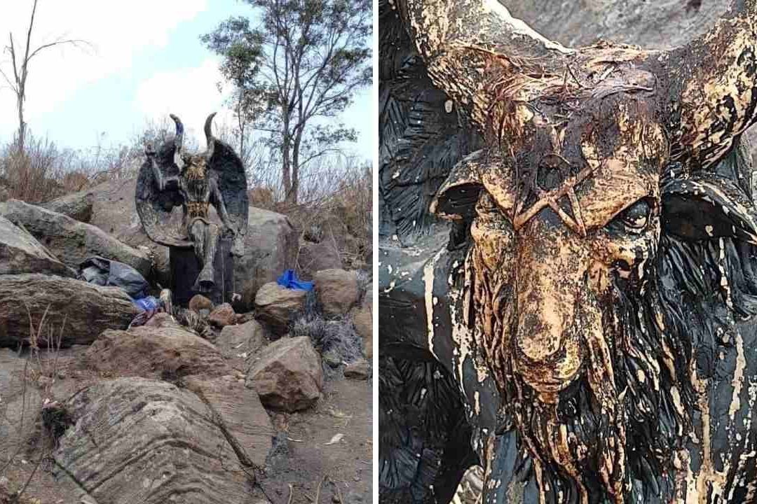Encuentran altar satánico en Tultitlán, Edomex