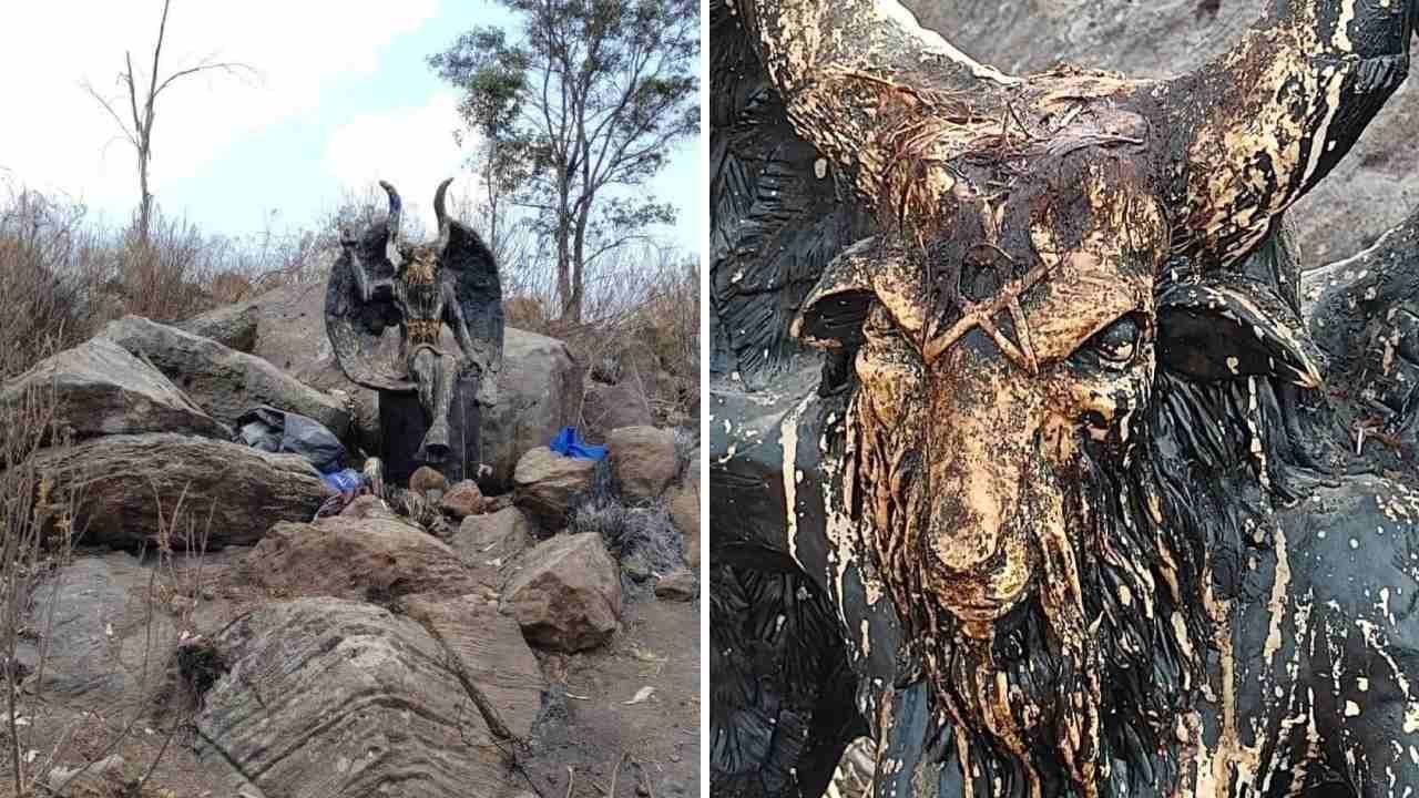 Encuentran altar satánico en Tultitlán, Edomex