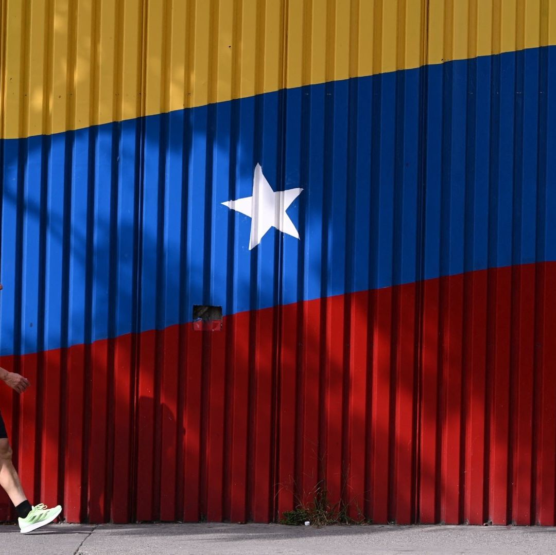 Una bandera de Venezuela.