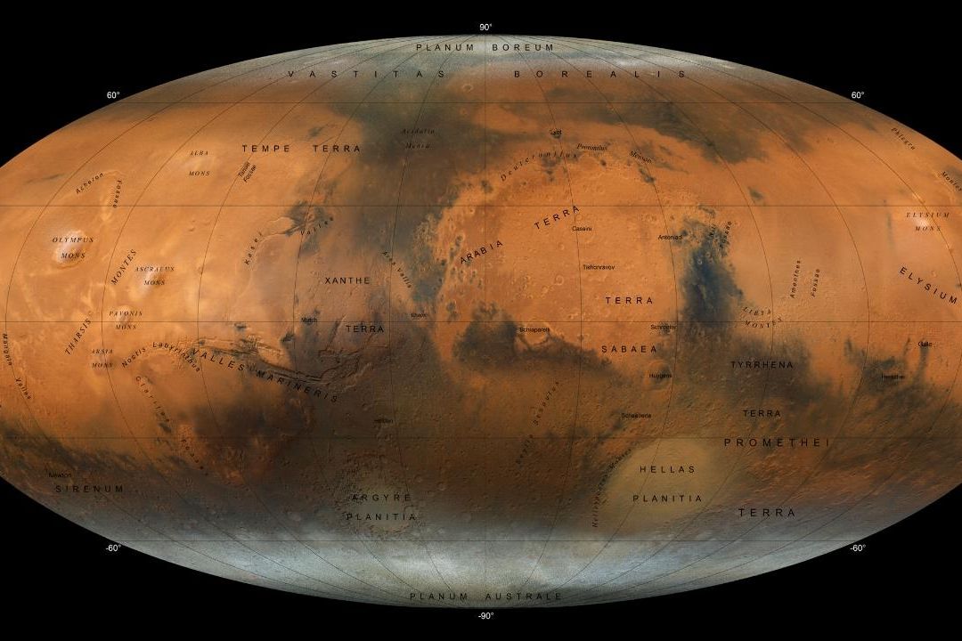 La New York University Abu Dhabi (NYUAD) ha creado un nuevo atlas de Marte, con un nivel de detalle superior a los anteriores