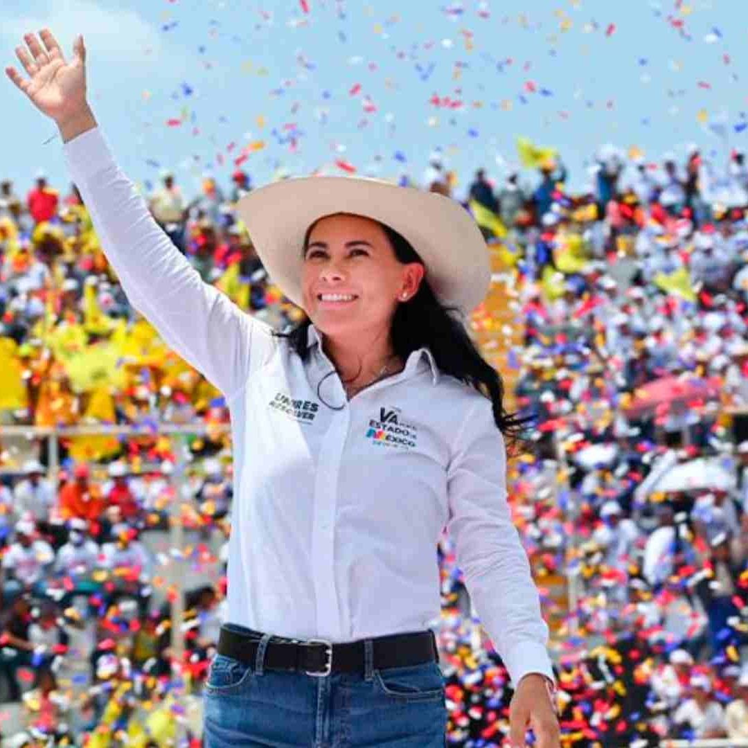 Alejandra del Moral, candidata PRI, PAN, PRD