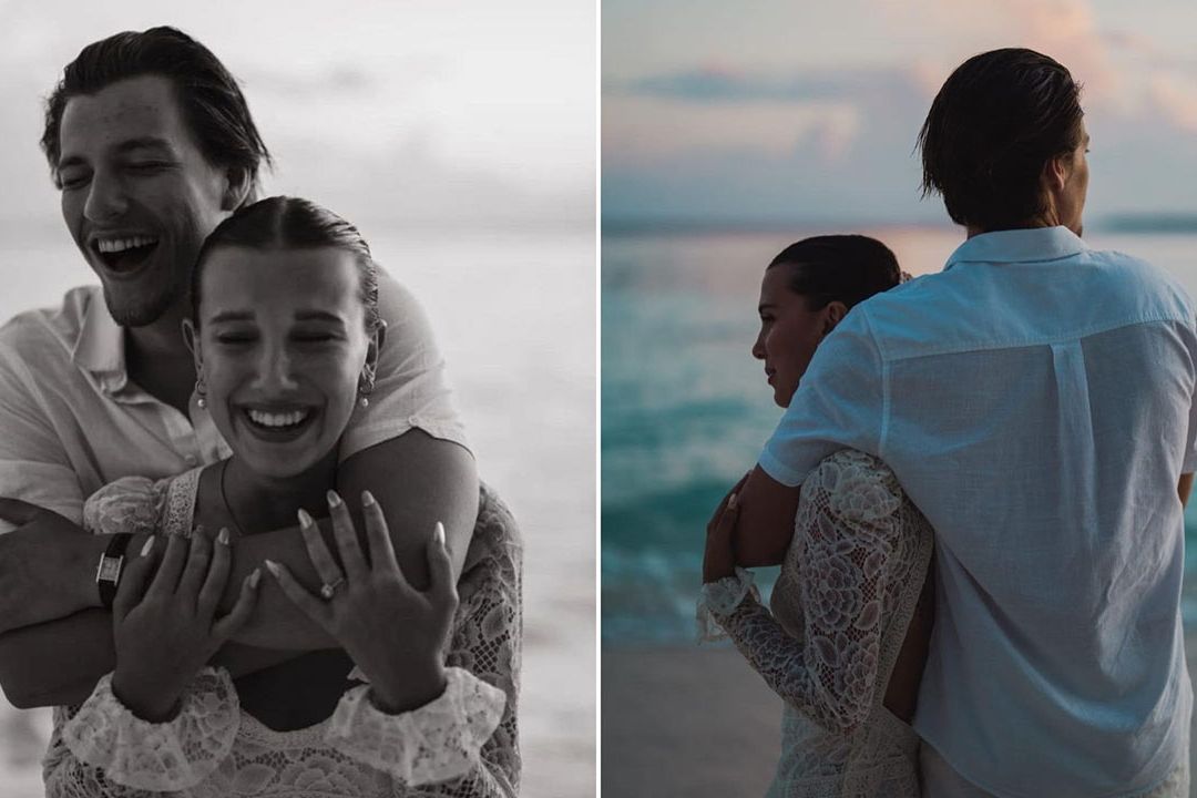 Millie Bobby Brown, estrella de 'Stranger Things', anuncia su compromiso con Jake Bongiovi