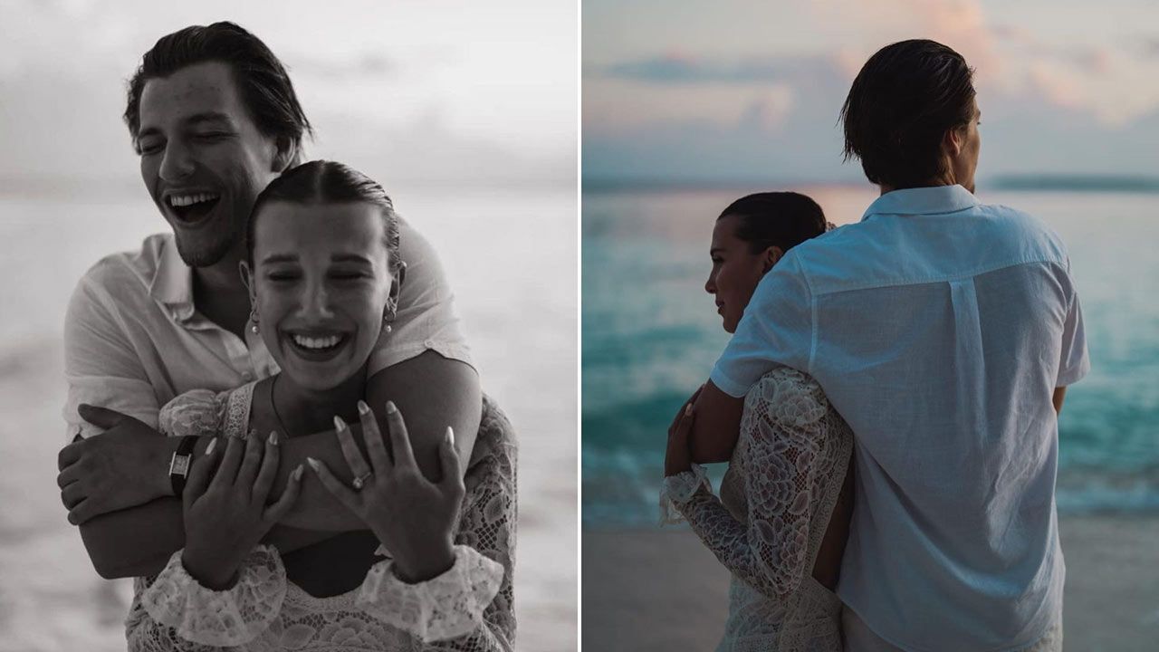 Millie Bobby Brown, estrella de 'Stranger Things', anuncia su compromiso con Jake Bongiovi