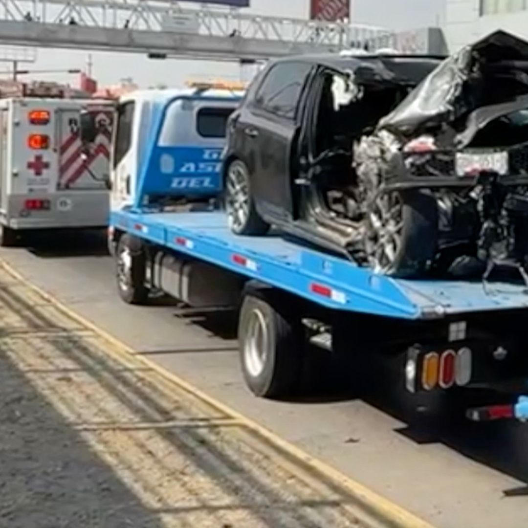 Vehículo Responsable Choque Múltiple Vía Atlixcáyotl Puebla 95 Infracciones Exceso de Velocidad
