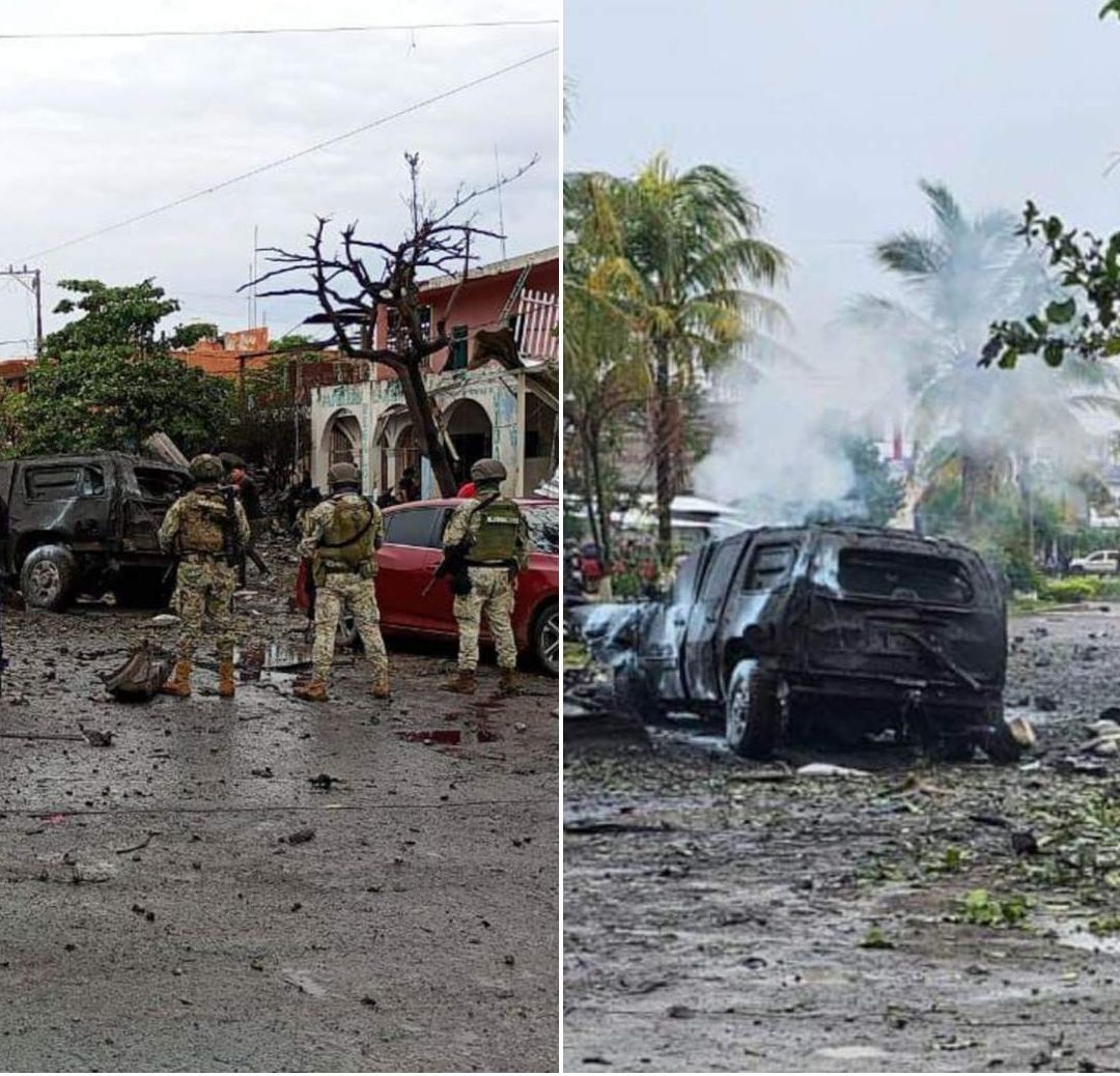 Coche que Explotó en Atentado Coahuayana, Michoacán Fue Activado a Distancia; Identifican a Responsables