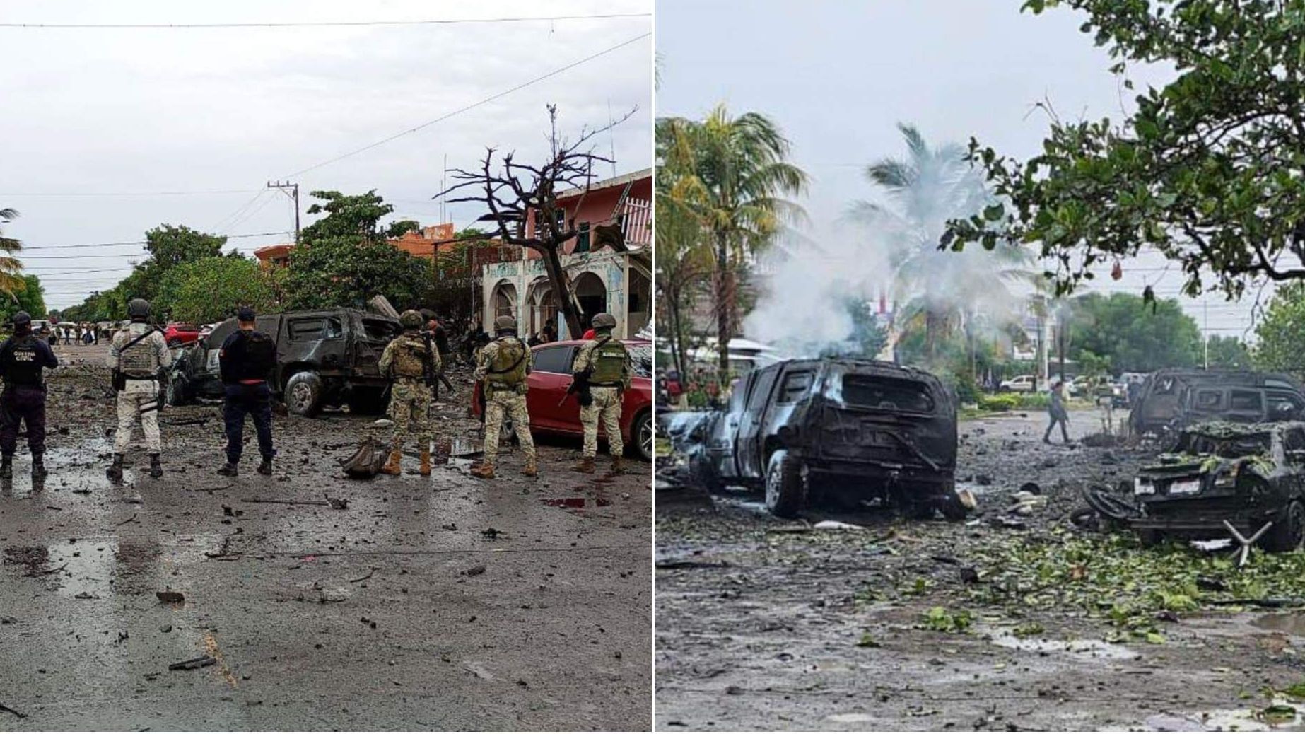 Coche que Explotó en Atentado Coahuayana, Michoacán Fue Activado a Distancia; Identifican a Responsables