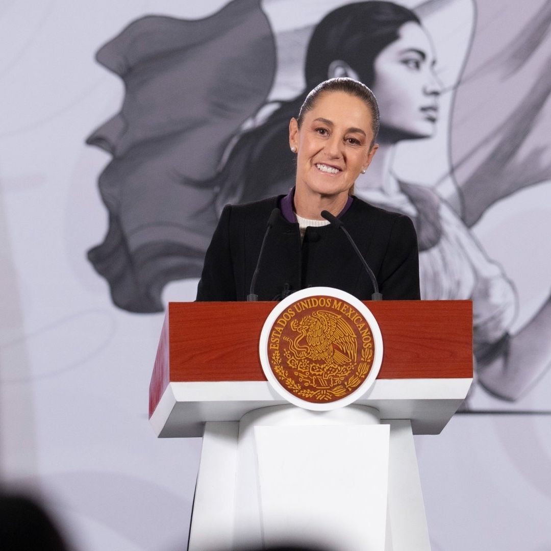 La presidenta Claudia Sheinbaum