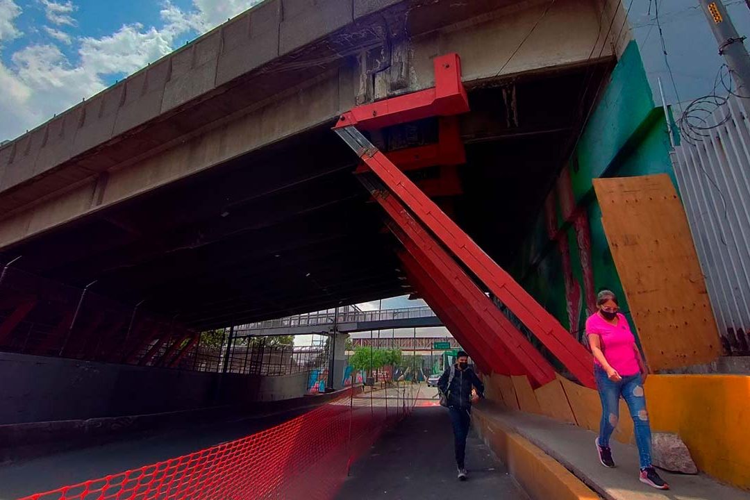 CDMX: ¿Qué Son las Estructuras Naranjas en el Tramo Elevado de Línea 9, Metro Pantitlán?