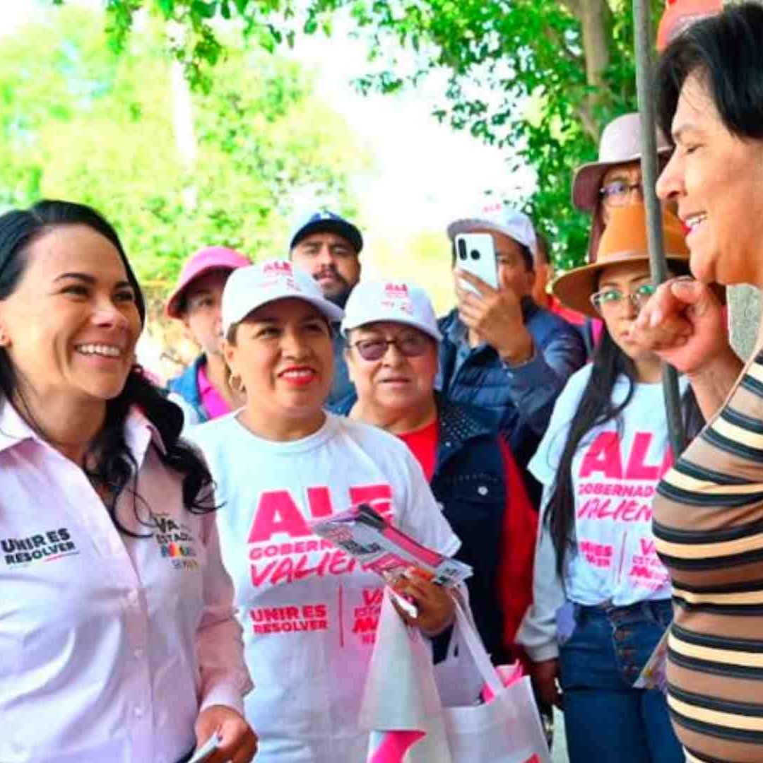 Alejandra del Mora, candidata a la gubernatura del edomex