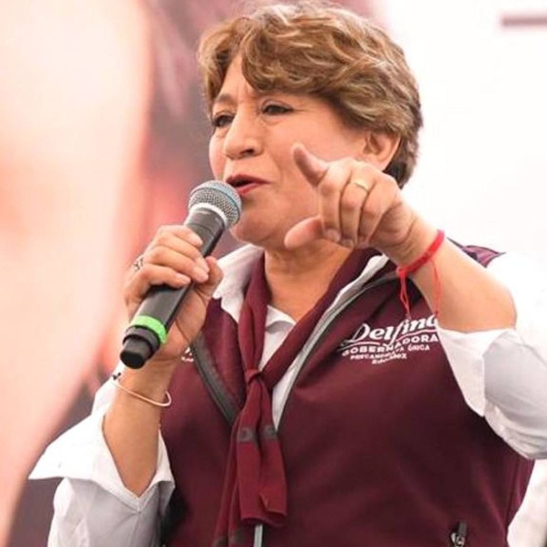 Delfina Gómez, candidata de Morena, PT, PVEM