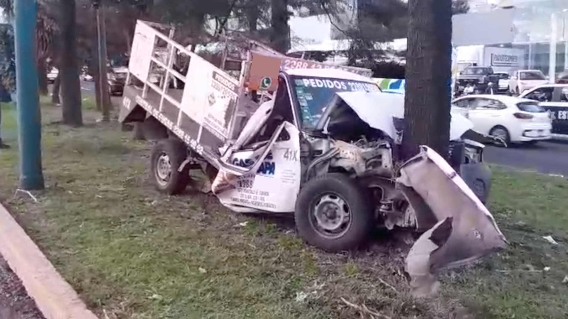 Conductor de Camioneta Choca Contra un Árbol en Xalapa, Veracruz ...