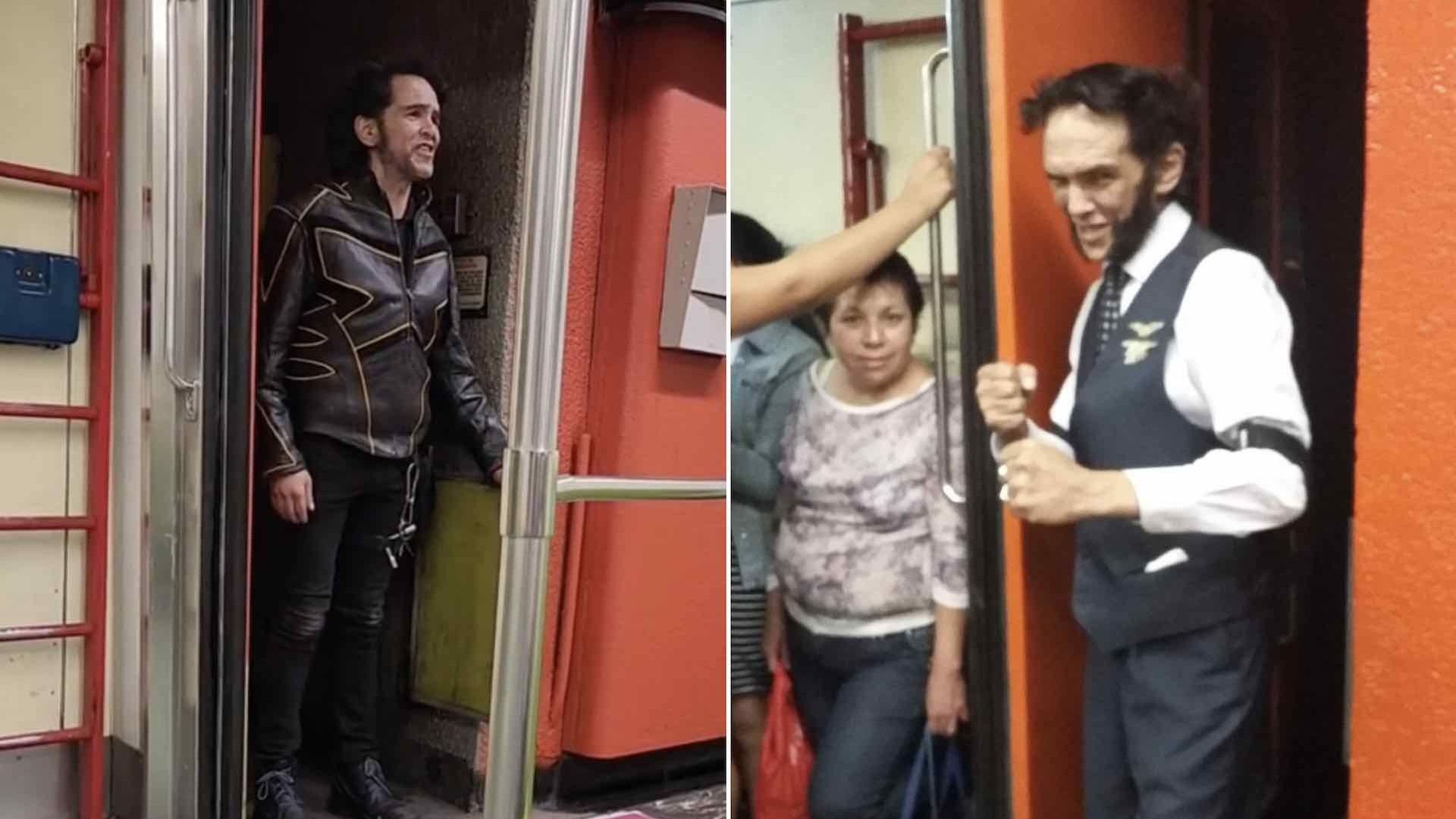 El Wolverine del Metro reaparece en video