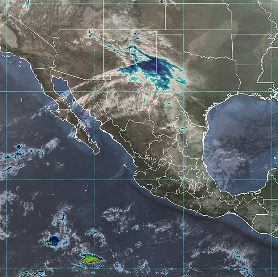 Imagen de satélite de la República Mexicana hoy, 15 de diciembre de 2025. Foto: SMN