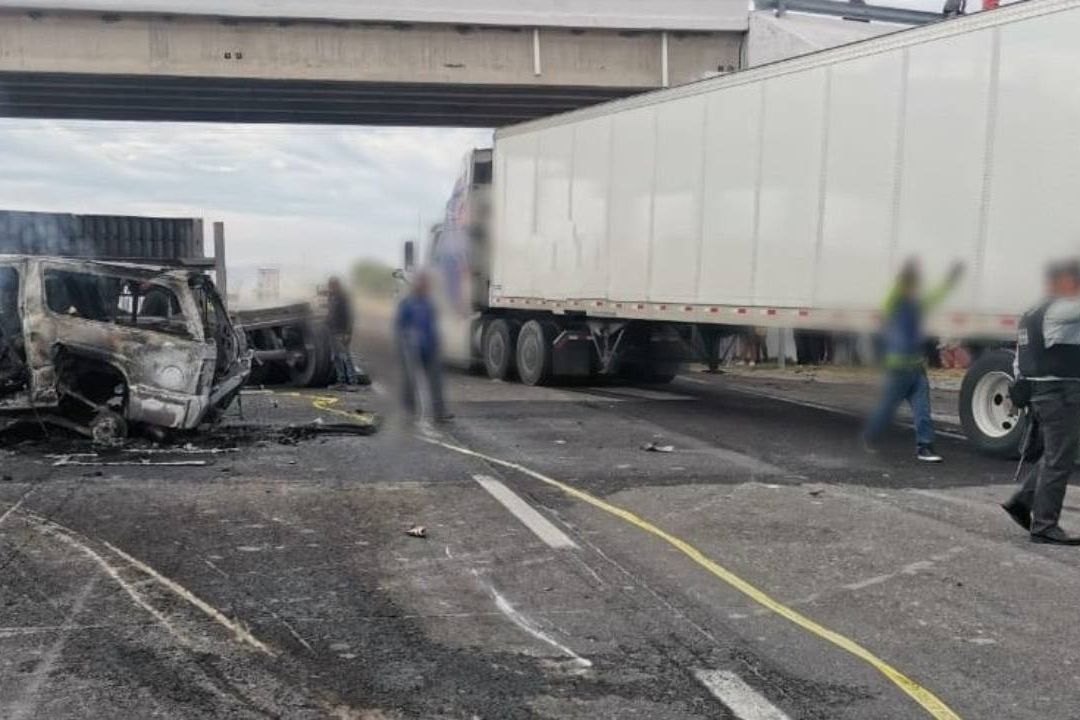 Deja 5 muertos accidente en carretera de Matehuala, SLP