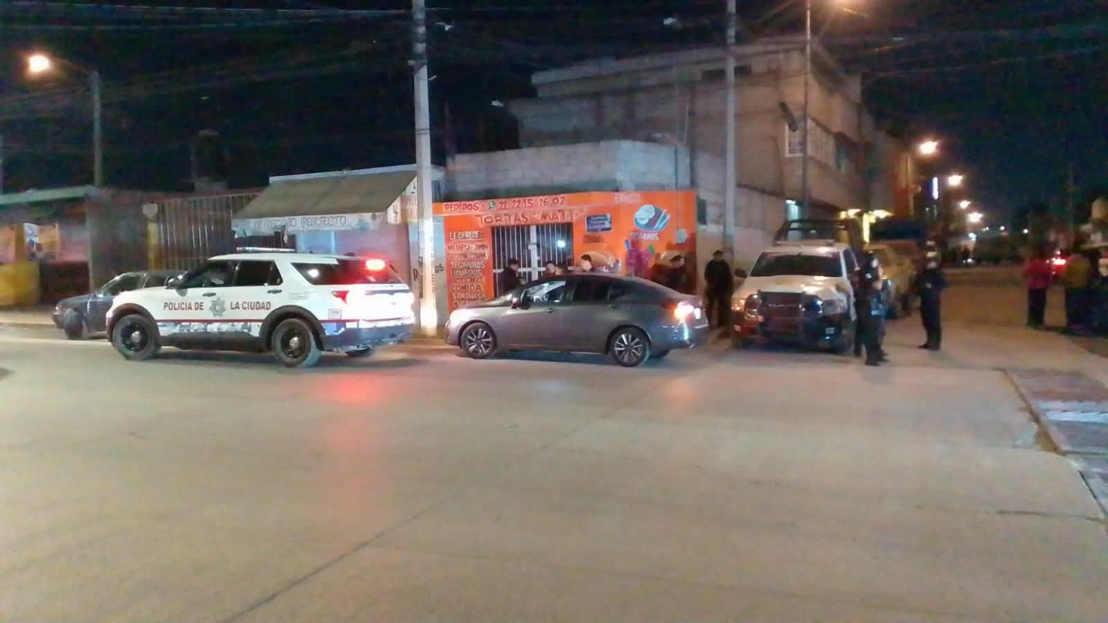 Dos Muertos y Un Lesionado por Balacera en Colonia Jorge Murad Maclud de Puebla