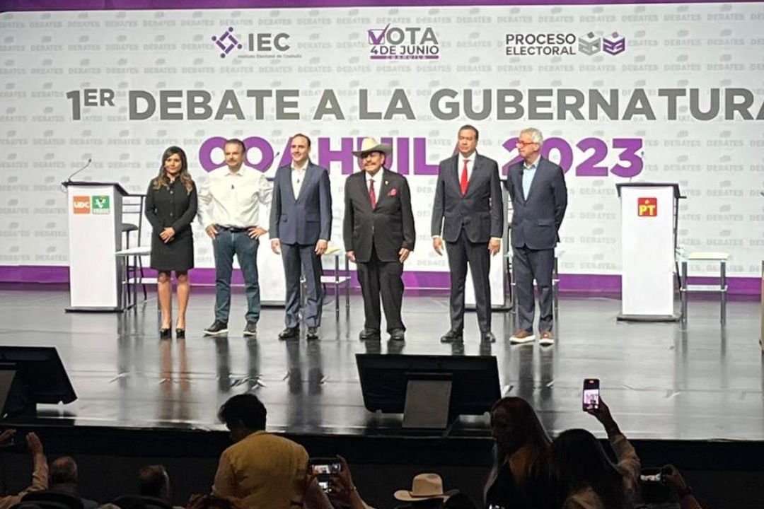 Candidatos a Gubernatura de Coahuila Participan en Primer Debate de las Elecciones 2023