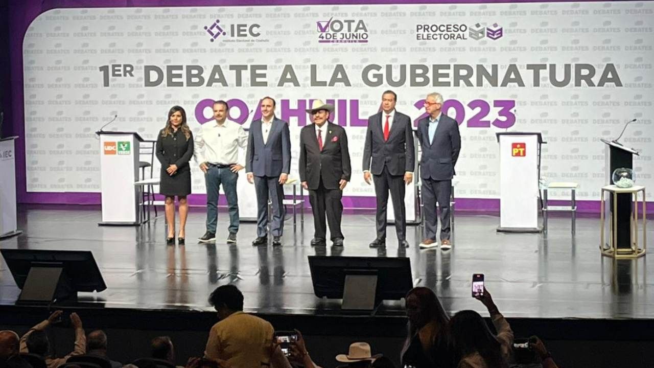 Candidatos a Gubernatura de Coahuila Participan en Primer Debate de las Elecciones 2023