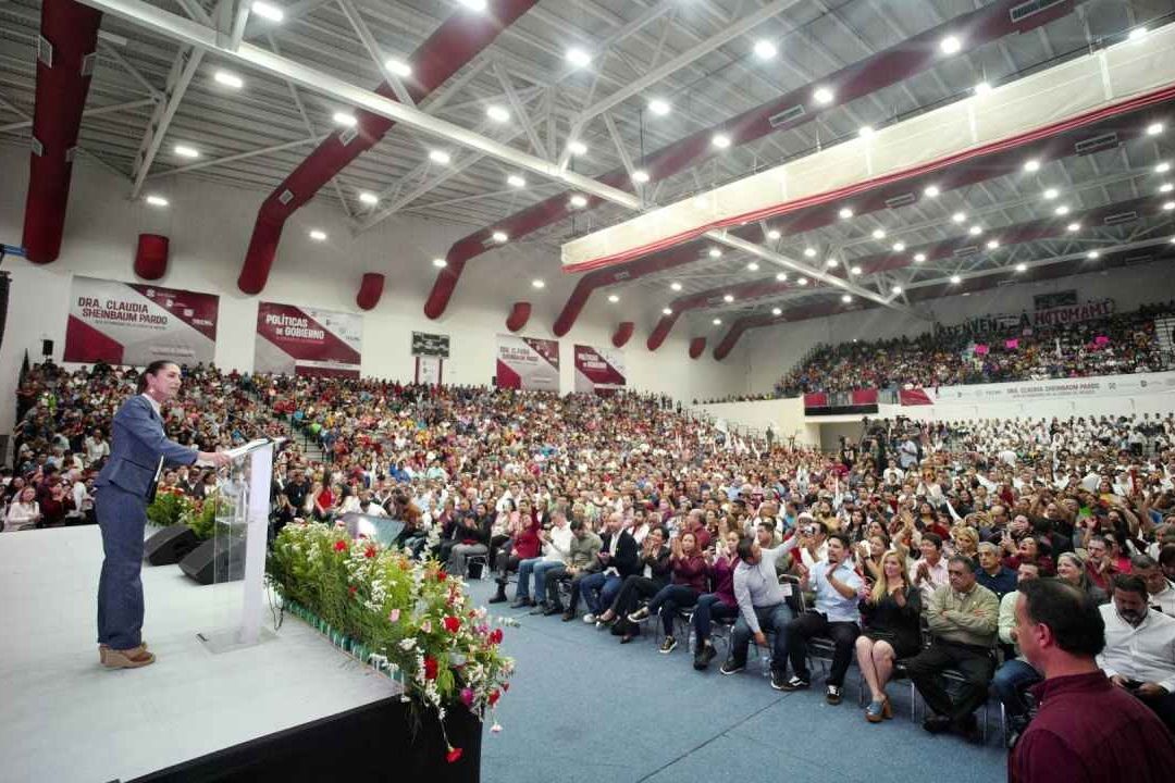 Sheinbaum Visita Nuevo León y se Reúne con Samuel García. Dio una conferencia
