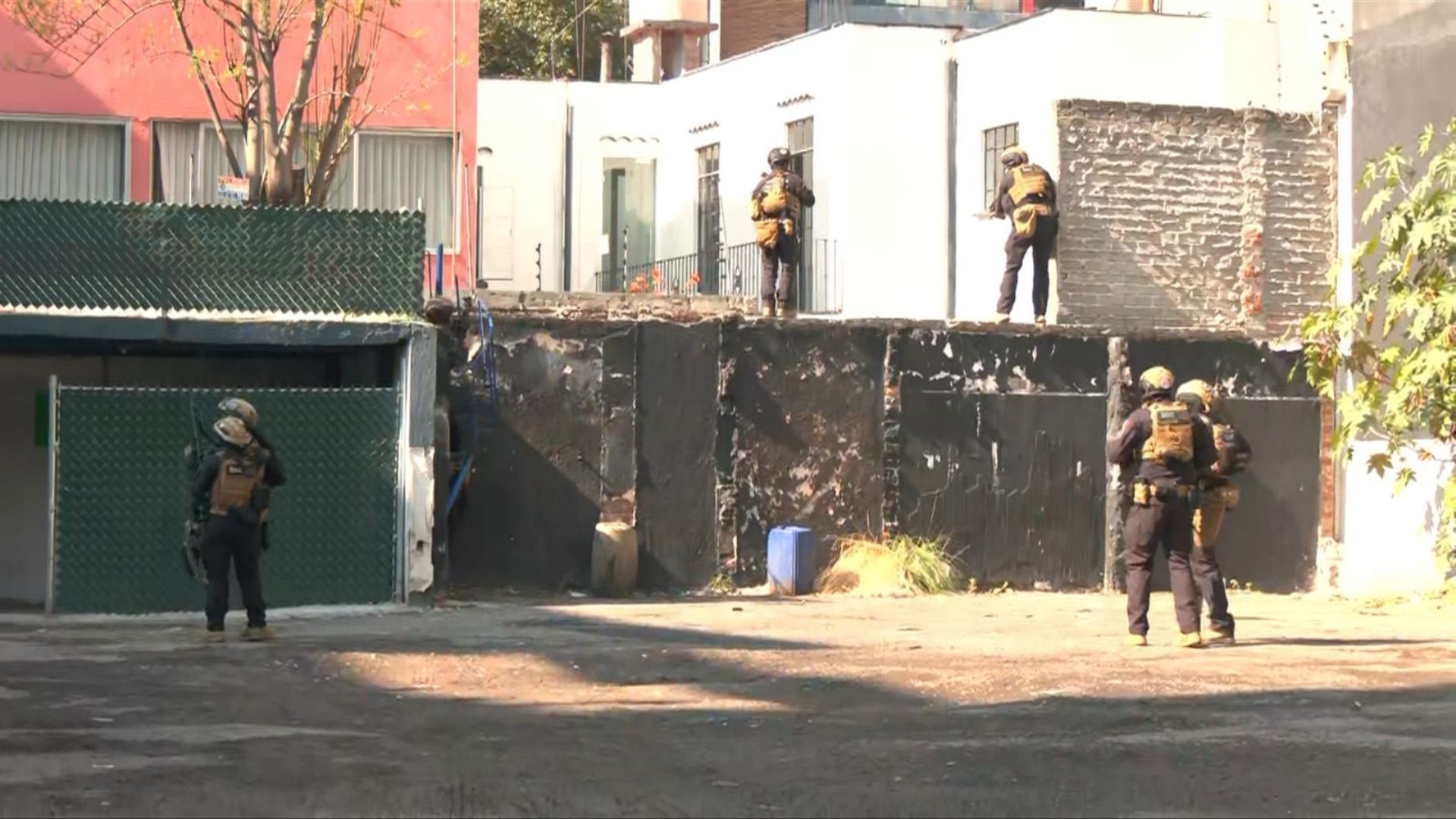 El operativo se desarrolló en los límites de las colonias Juárez y Cuauhtémoc.