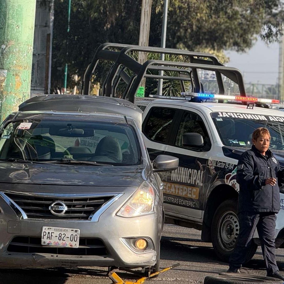 El accidente de hoy en la Avenida Central, en Ecatepec, cobró la vida de una persona