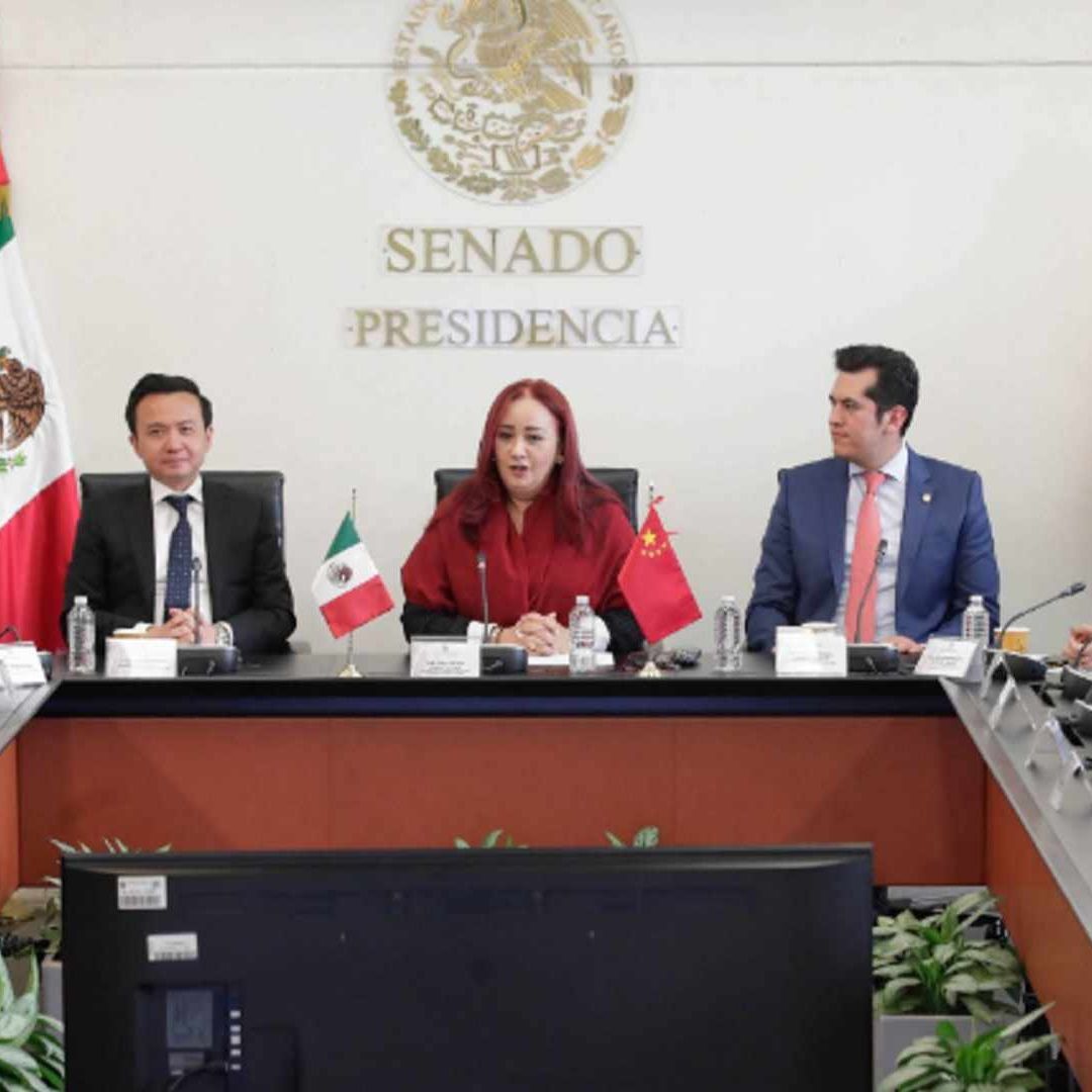 Zhang Run, embajador de China en México, se reunió con comisiones del Senado