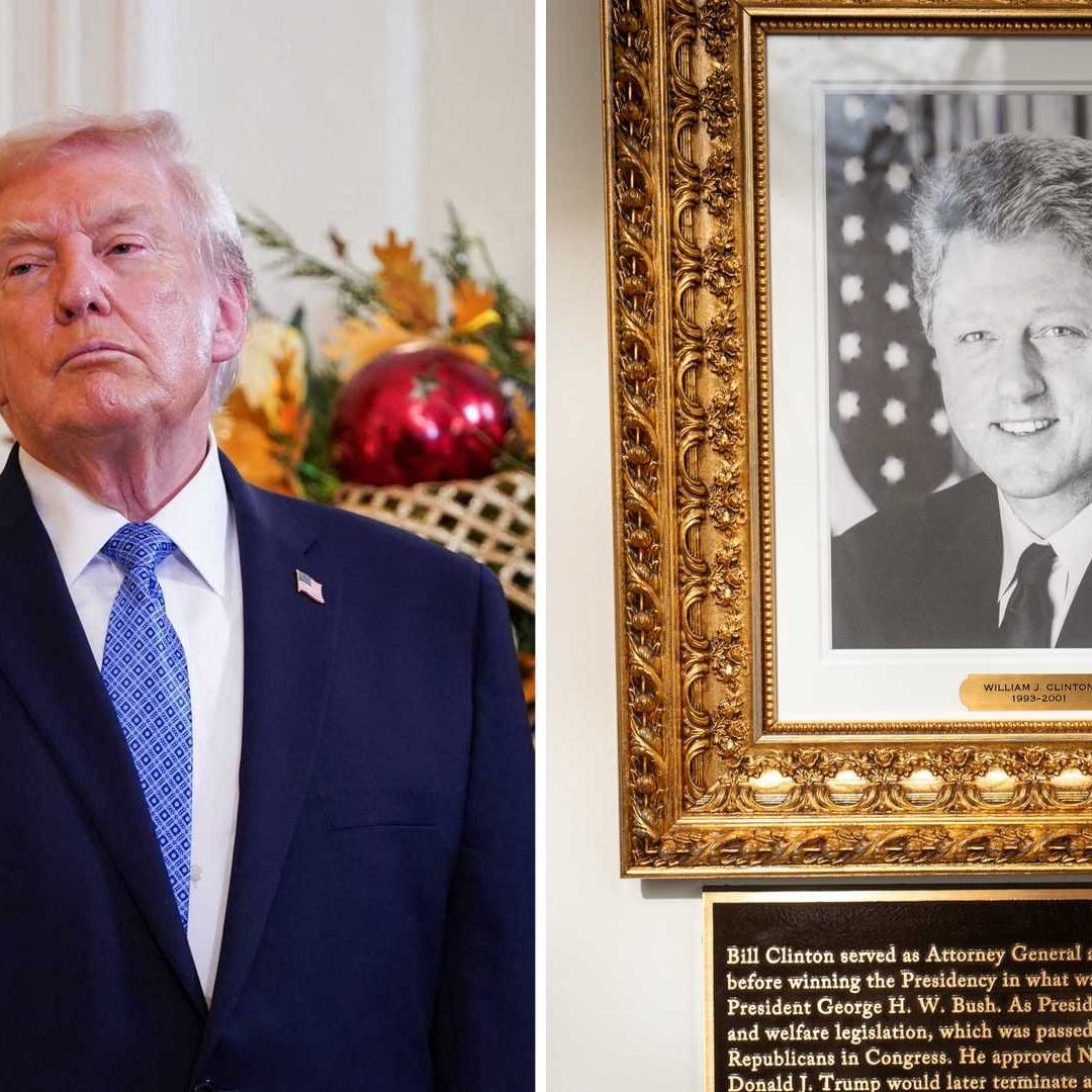 Donald Trump coloca placas con burlas hacia expresidentes en la Casa Blanca