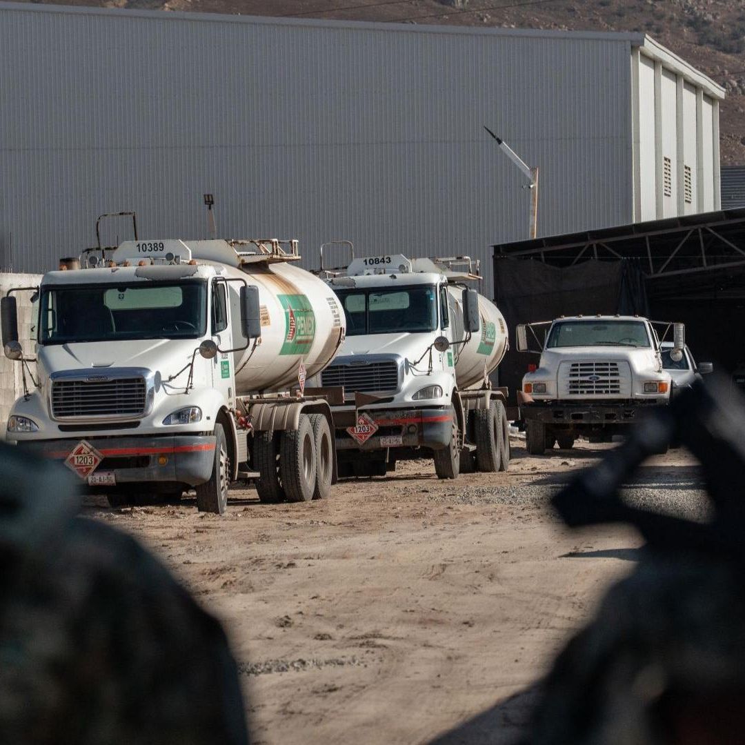 Aseguramiento de huachicol en Tijuana, Baja California