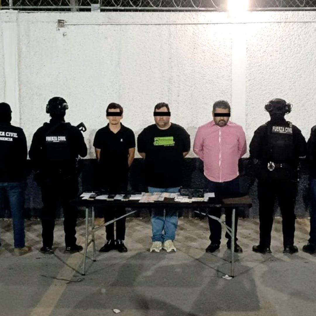 Mario Alberto “N”, Raúl “N” y Kevin Alberto “N” detenidos en Monterrey