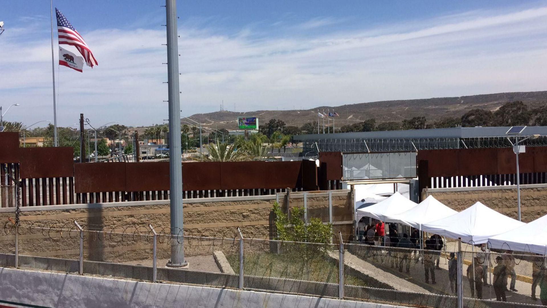 Frontera México-Estados Unidos en Tijuana, Baja California
