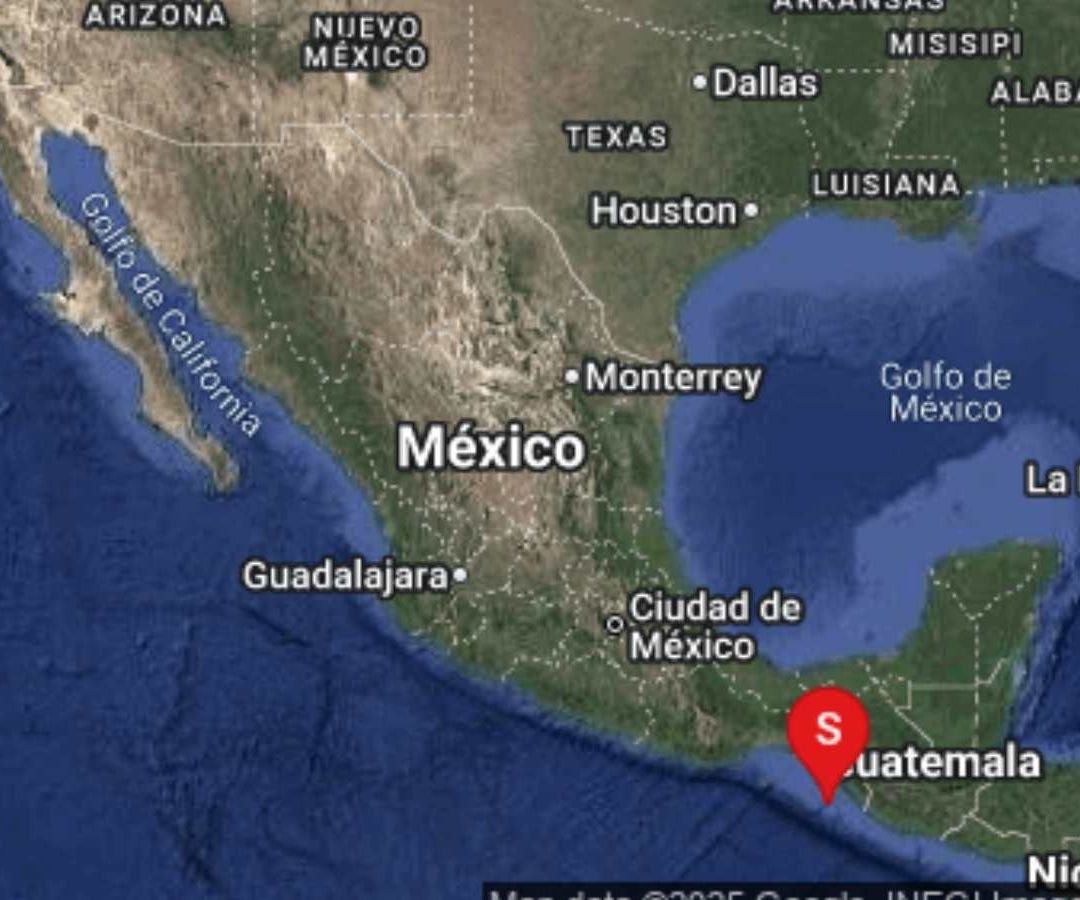 Sismo hoy en Chiapas. Foto: SSN