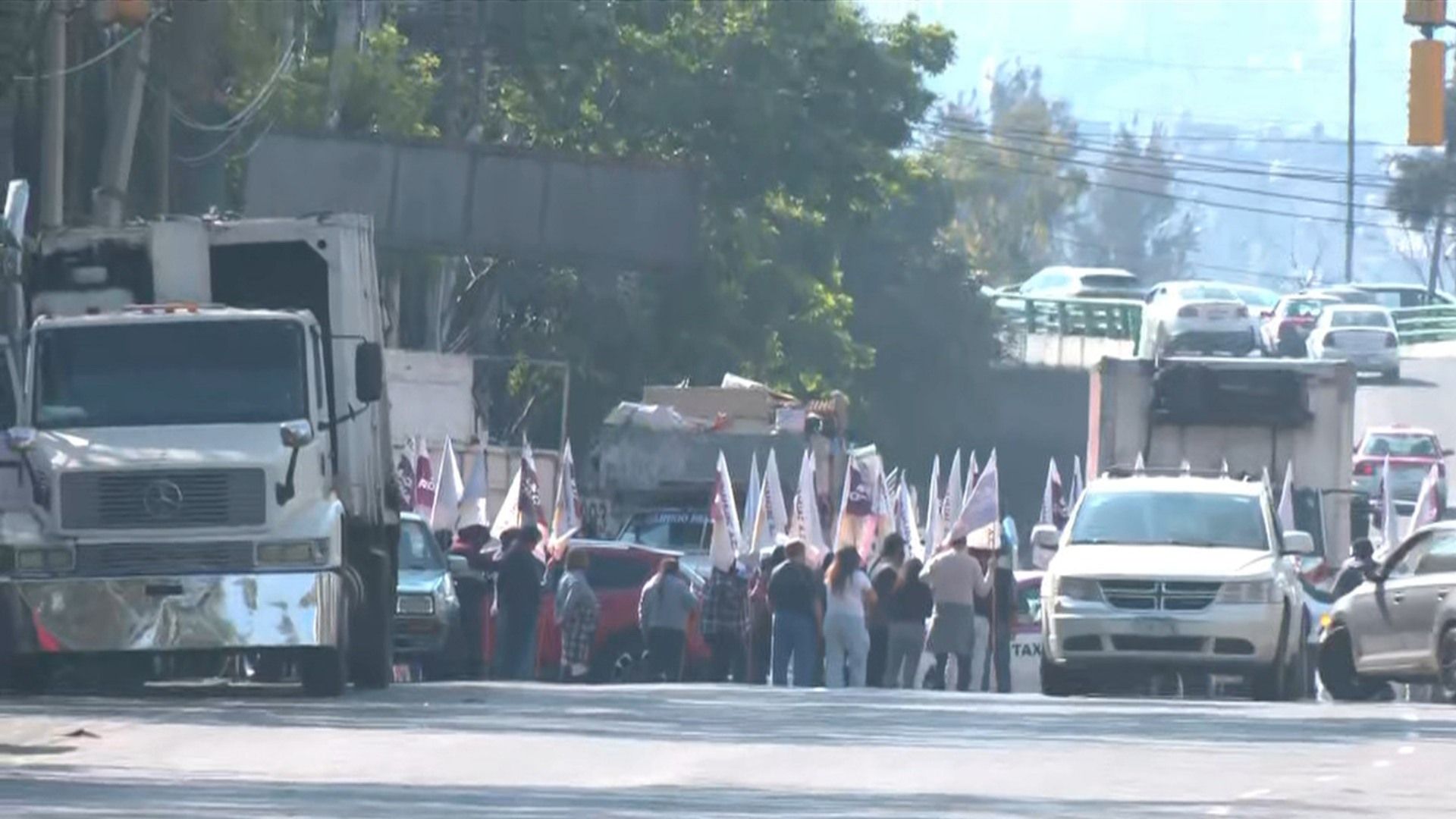 Bloqueo en Periférico Sur