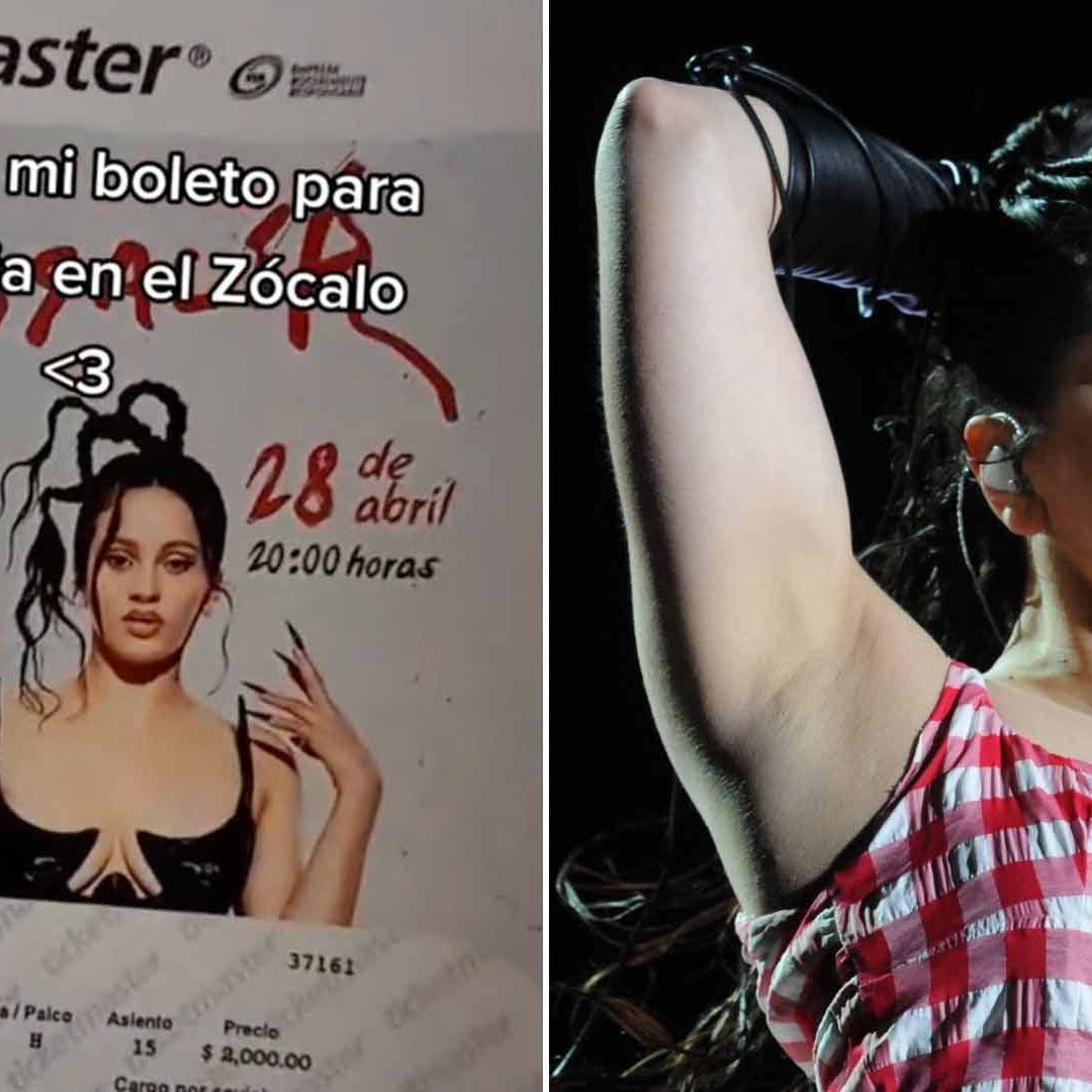 Joven Presume que Compró un Boleto para ver a Rosalía en el Zócalo