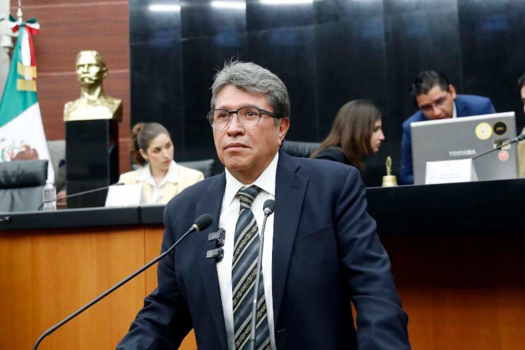 El presidente de la Junta de Coordinación Política del Senado, Ricardo Monreal