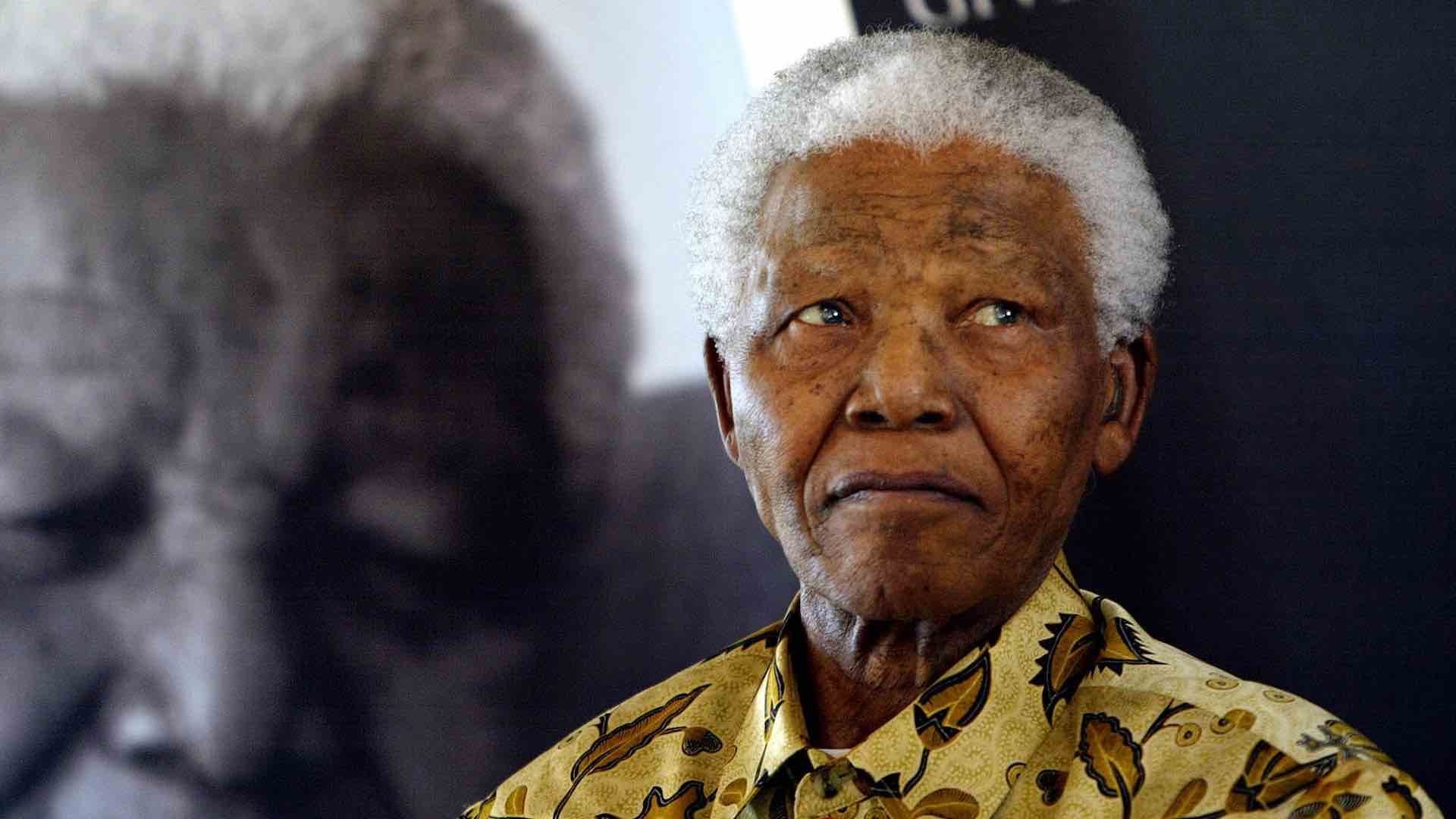 Nelson Mandela, presidente de Sudáfrica