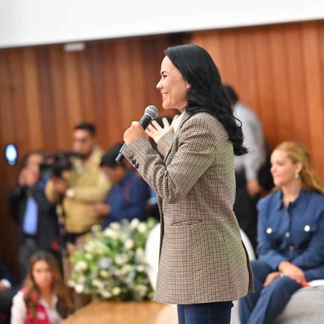 Alejandra del Moral, candidata PRI, PAN, PRD