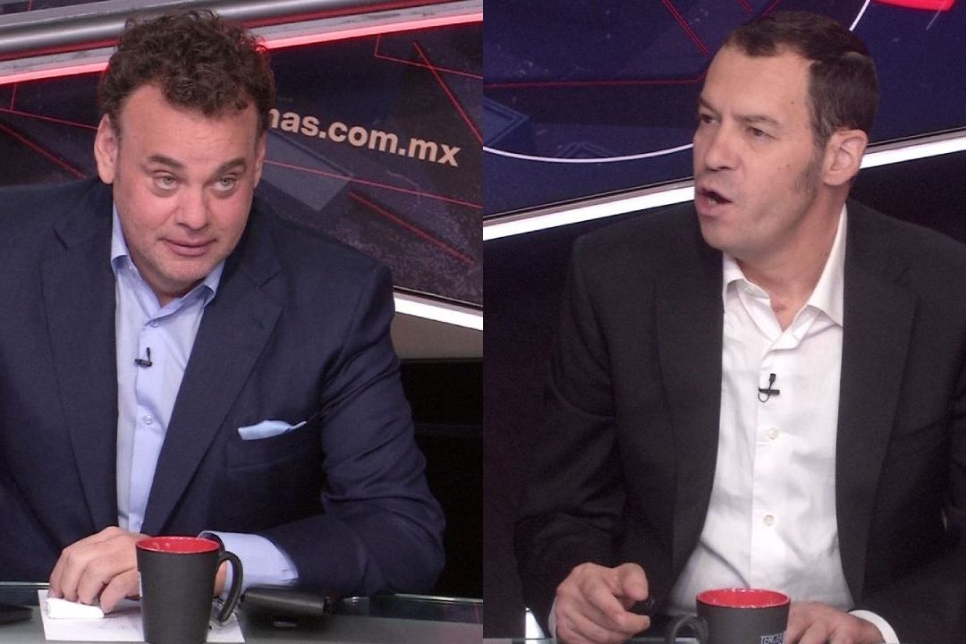 David Faitelson y André Marín en Tercer Grado Deportivo de Nmas.