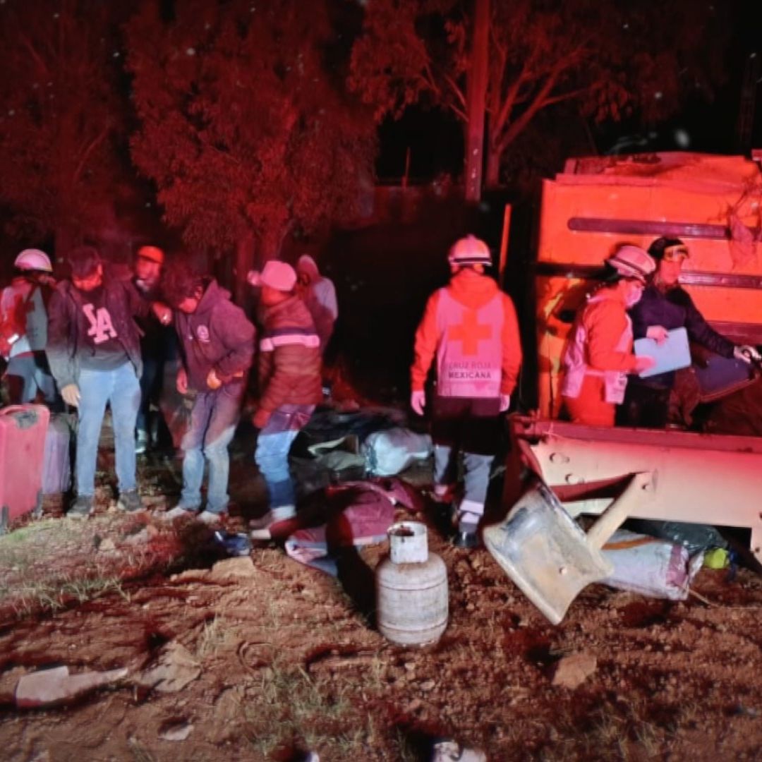 Este es el estado de salud de los seis jornaleros trasladados tras accidente en Zacatecas