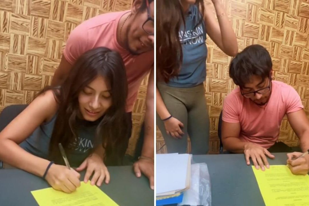 Pareja firma contrato para “prevenir la infidelidad”
