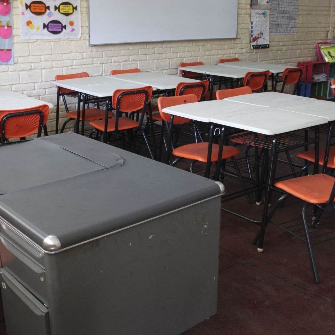 Salón de clases vacío