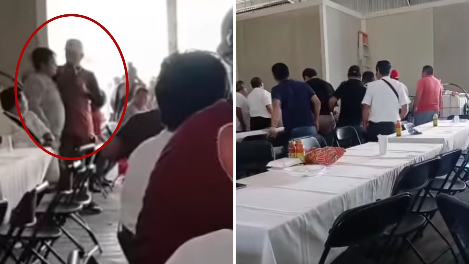 Payaso Golpea a Invitado de Posada Navideña por Hacer Chiste sobre su Esposa en Campeche