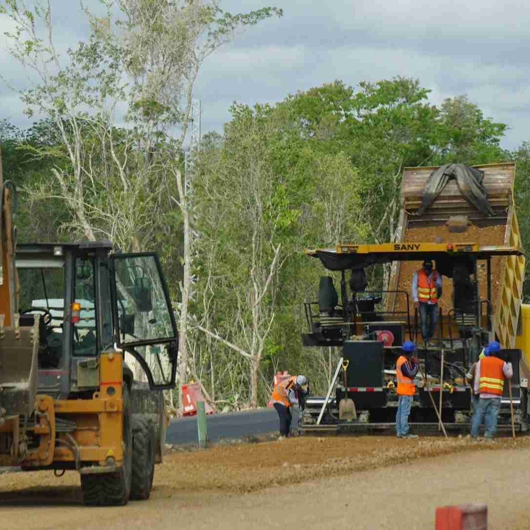 Construcción del Tren Maya
