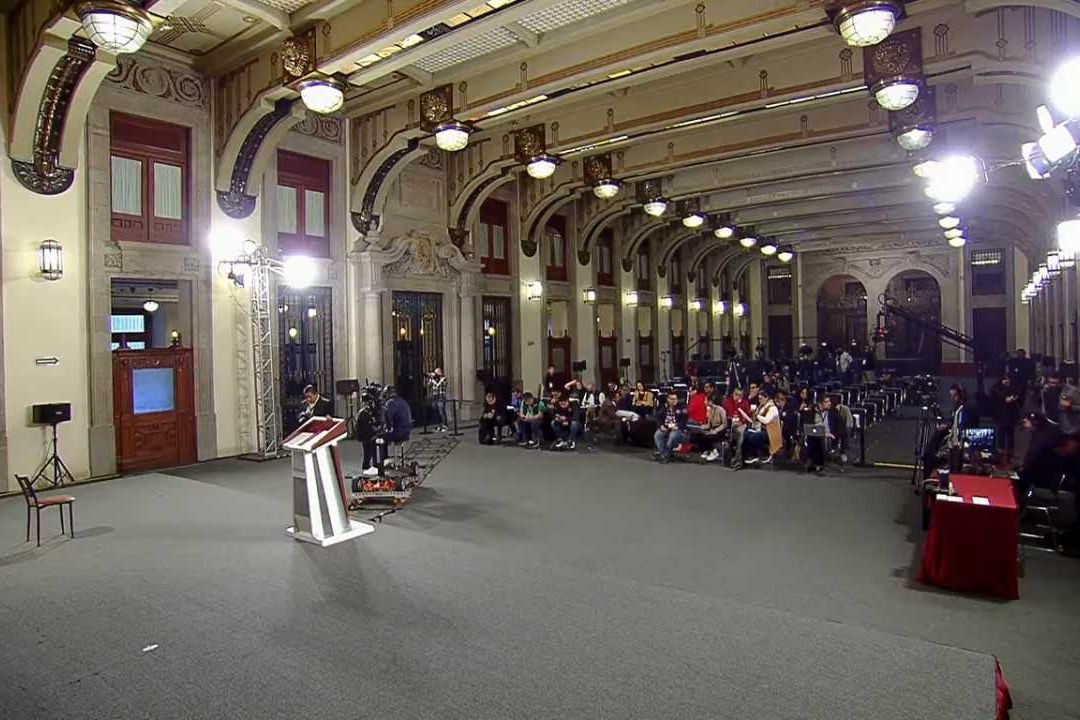 Adán Augusto López preside la conferencia mañanera mientras López Obrador se recupera